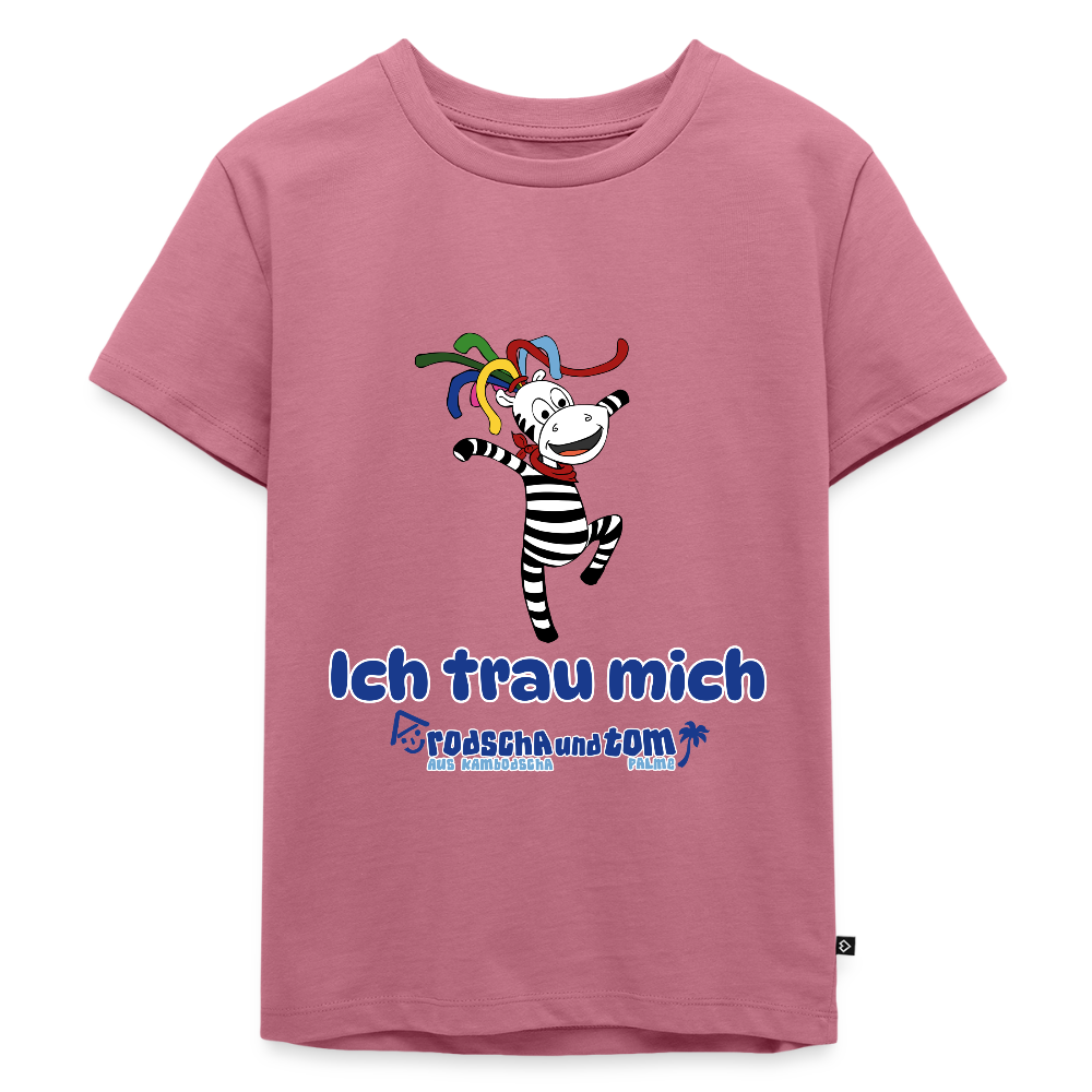Ich trau mir - Kinder T-Shirt aus Bio-Baumwolle - Mauve
