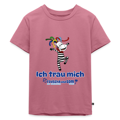 Ich trau mir - Kinder T-Shirt aus Bio-Baumwolle - Mauve