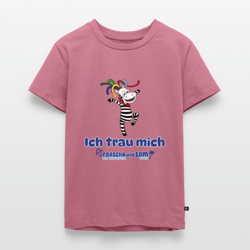 Ich trau mir - Kinder T-Shirt aus Bio-Baumwolle - Mauve