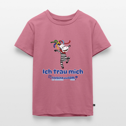 Ich trau mir - Kinder T-Shirt aus Bio-Baumwolle - Mauve