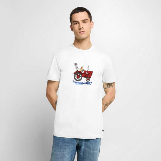 Bulldog - Männer T-Shirt aus Bio-Baumwolle - Weiß