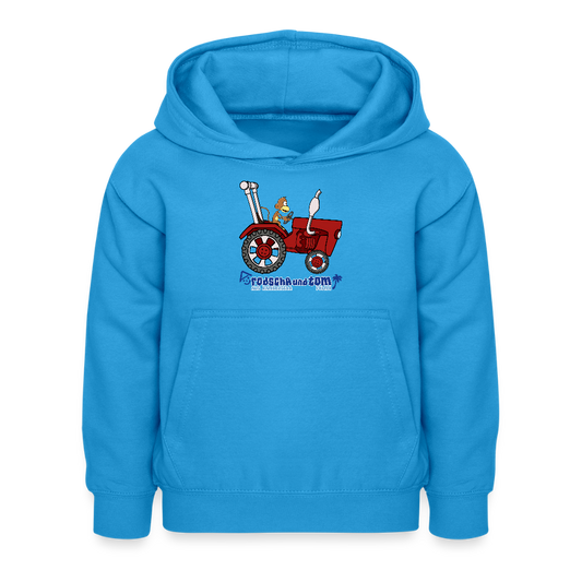 Bulldog - Kinder Hoodie - Meeresblau