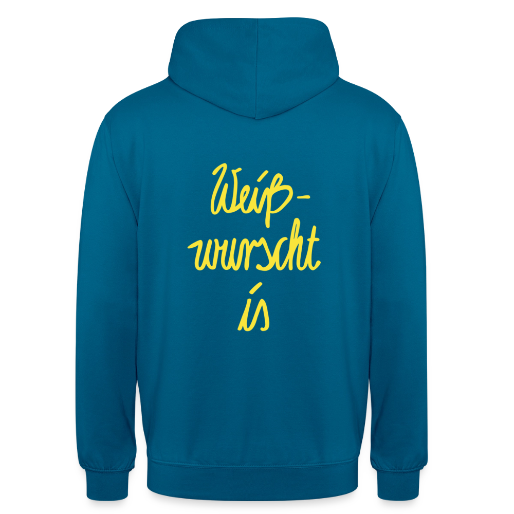 Weißwurscht is - Unisex Hoodie - Tiefseeblau 