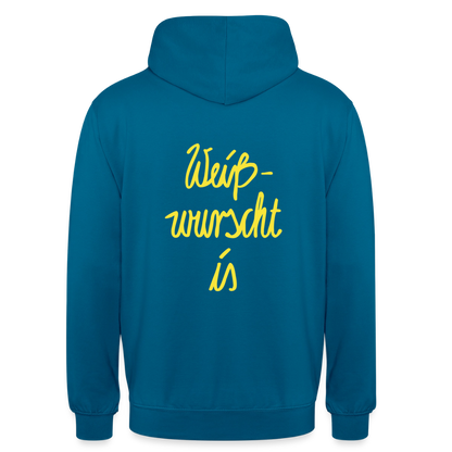 Weißwurscht is - Unisex Hoodie - Tiefseeblau 