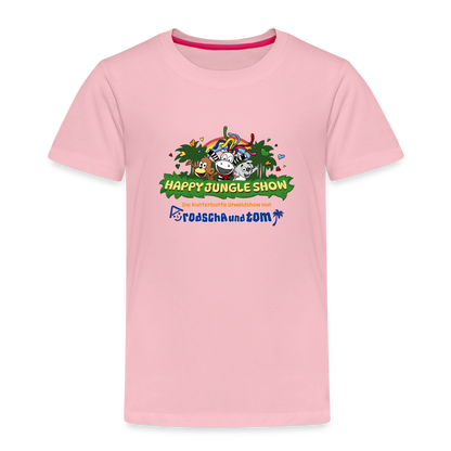Rodscha und Tom - HAPPY JUNGLE SHOW - Kinder Premium T-Shirt - Hellrosa