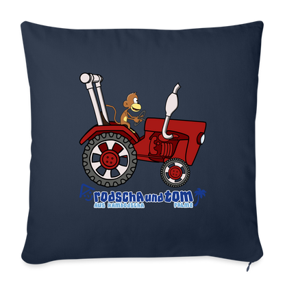 Rodscha und Tom - Bulldog - Sofakissen mit Füllung 44 x 44 cm - Navy