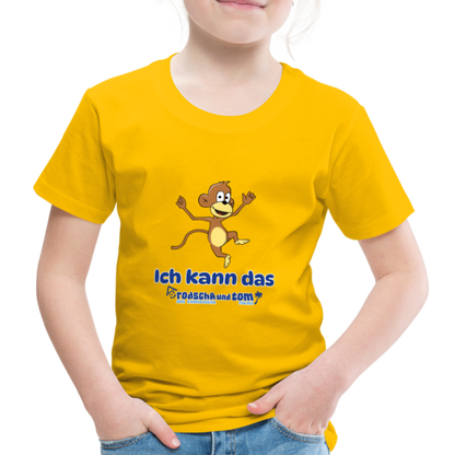 Rodscha und Tom - Ich kann das - Kinder Premium T-Shirt - Sonnengelb