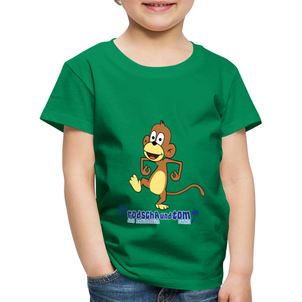 Rodscha und Tom - Affe - Kinder Premium T-Shirt - Kelly Green