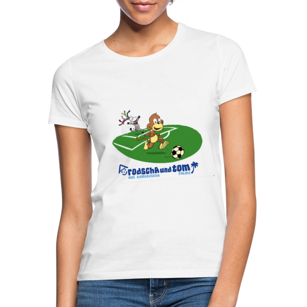 Fußball - Frauen T-Shirt - Weiß