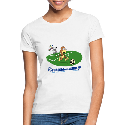 Fußball - Frauen T-Shirt - Weiß