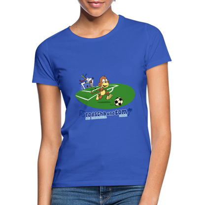 Fußball - Frauen T-Shirt - Royalblau