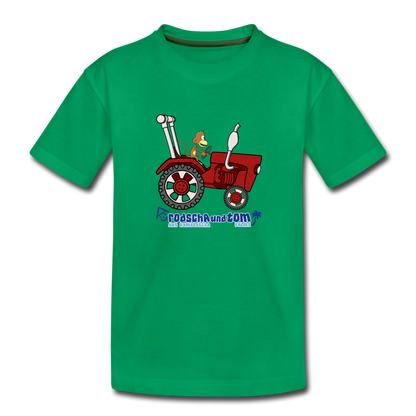 Rodscha und Tom Bulldog - Kinder Premium T-Shirt - Kelly Green