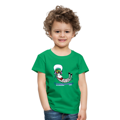 Rodscha und Tom - Rastazebra ZeRa - Premium-Shirt für Kinder - Kelly Green