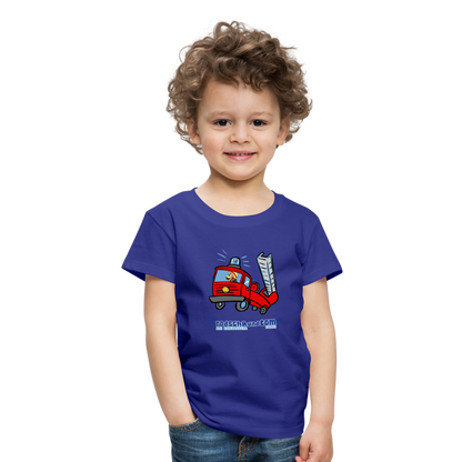 Rodscha und Tom - Feuerwehr - Kinder Premium T-Shirt - Königsblau