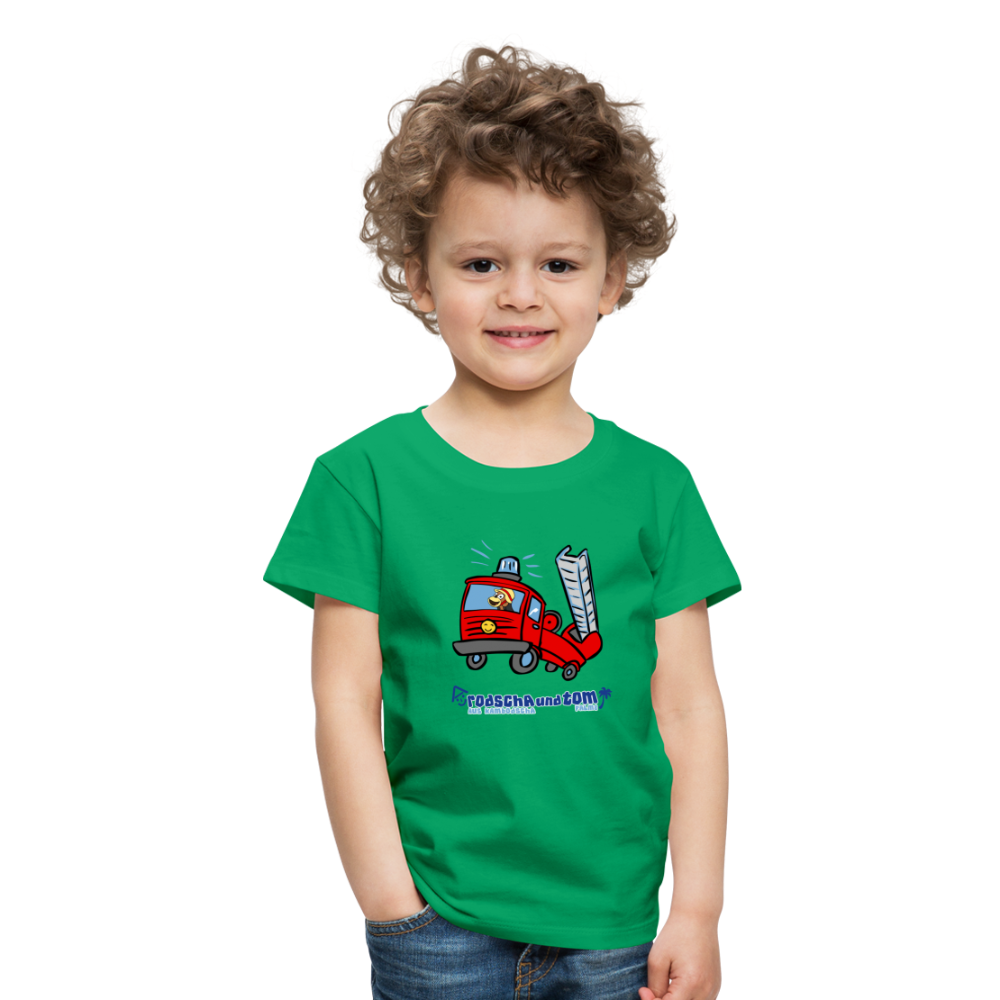 Rodscha und Tom - Feuerwehr - Kinder Premium T-Shirt - Kelly Green
