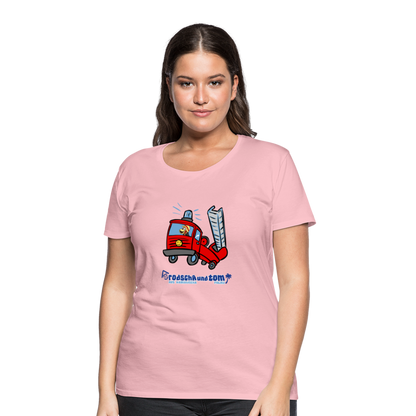 Rodscha und Tom - Feuerwehr - Frauen Premium T-Shirt - Hellrosa