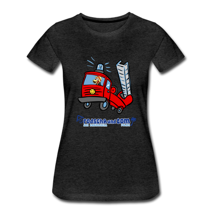 Rodscha und Tom - Feuerwehr - Frauen Premium T-Shirt - Anthrazit