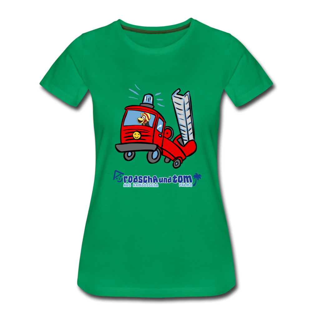 Rodscha und Tom - Feuerwehr - Frauen Premium T-Shirt - Kelly Green