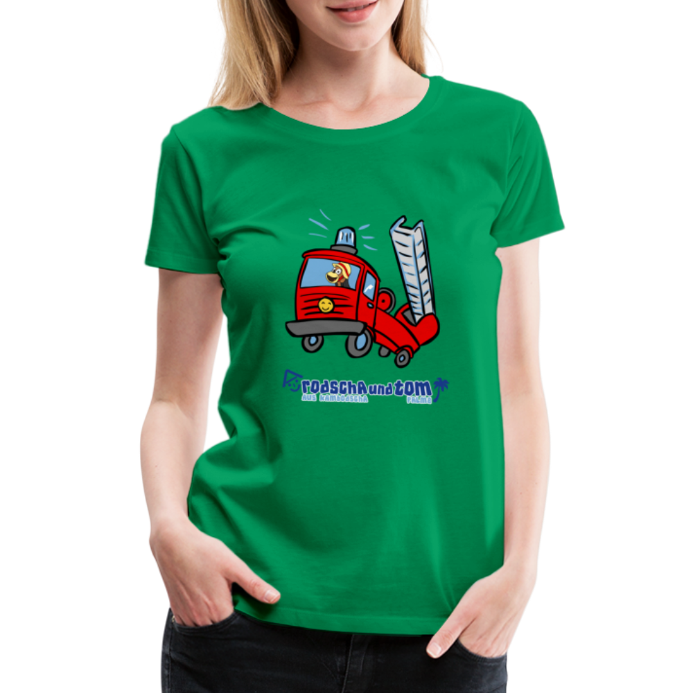 Rodscha und Tom - Feuerwehr - Frauen Premium T-Shirt - Kelly Green