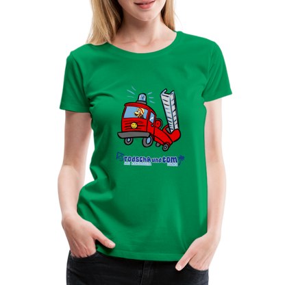 Rodscha und Tom - Feuerwehr - Frauen Premium T-Shirt - Kelly Green