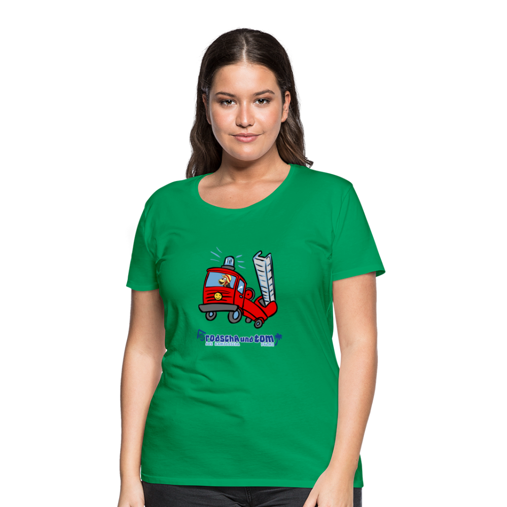 Rodscha und Tom - Feuerwehr - Frauen Premium T-Shirt - Kelly Green
